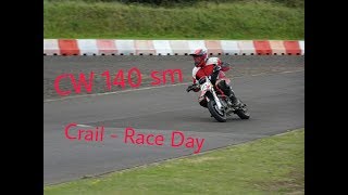 CW 140 Pit Bike SM  Crail Race Day [upl. by Ailaroc]