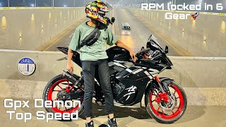 Gpx Demon Top Speed  locked in 6th gear [upl. by Arehsat]