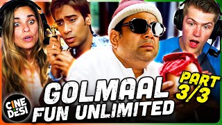 GOLMAAL FUN UNLIMITED Movie Reaction Part 33  Ajay Devgn  Arshad Warsi  Sharman Joshi [upl. by Quita577]