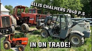 Allis Chalmers FACTORY HALF CANOPY 7040 in on trade… Hasn’t ran in years Will it Fire Up and Drive [upl. by Yremrej879]