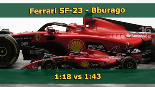 118 vs 143  Ferrari SF23  Charles Leclerc  F1 Season 2023  Bburago F1 model car [upl. by Casey]