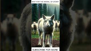 THE WOLF 🐺 AND THE LAMB🐑।।WAIT FOR THE MORAL OF STORY।।story best like subscribemoralstories [upl. by Hnib]