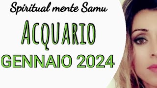 ACQUARIO♒ Gennaio 2024 previsioni🔮Tarocchi🔮 [upl. by Nadabas]