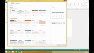 Publisher 2013  Hacer calendarios personalizados [upl. by Yma39]