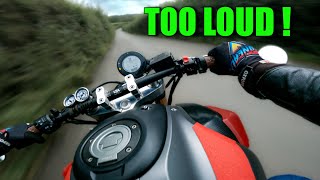 Yamaha MT07 Turbo Super Loud Exhaust [upl. by Tabshey]