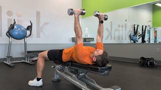 Tate Press  Triceps Workout  Syracuse Fitness Center [upl. by Anitsim]