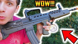 GampG L85 A2 ETU EBB Review and Shooting Test  Best Airsoft L85 [upl. by Stilwell]