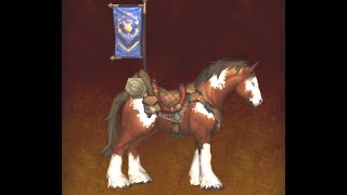 Arathi Highlands Warfront Mount Highland Mustang Alliance Mount BFA WoW Retail Dragonflight [upl. by Abbottson]