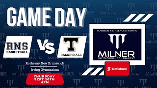 RNS vs Thetford Milner Invitational Tournament Thursday September 26th 4pm [upl. by Joktan]