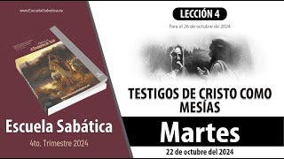 Escuela Sabática  Martes 22 de octubre del 2024  Lección Alumnos [upl. by Eromle]