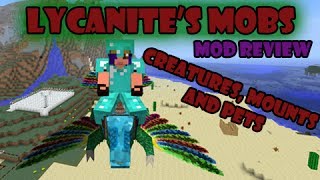 Lycanites Mobs Mod Review [upl. by Livingstone831]