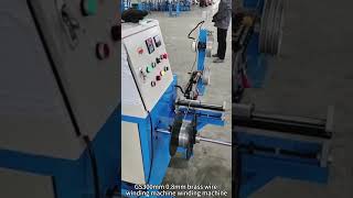 machineGS300mm copper wire coil winding machine with straightening and straightening wire factory [upl. by Wan]