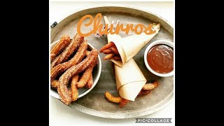 Churros s čokoládou ČurrosSladké koblížky  Videorecept  CZSK HD recipe [upl. by Etteuqal505]