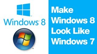 Make Windows 8 Look Like Windows 7 [upl. by Alfy]