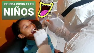 Prueba de covid 19 en niños [upl. by Osyth]