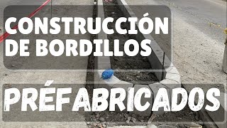 Construcción de bordillos de hormigón prefabricado [upl. by Holton]