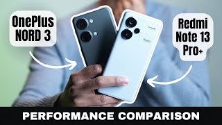 Redmi Note 13 Pro vs OnePlus Nord 3 gaming performance and speed test  BMGI COD and more [upl. by Salmon142]