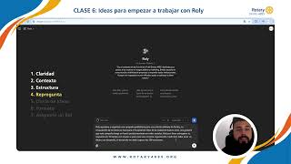 CLASE 6  Ideas para empezar a trabajar con Roly  Rotary D4895 [upl. by Ahrat]