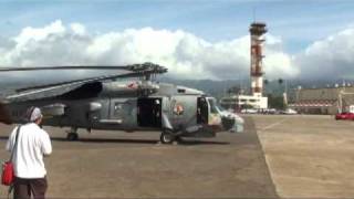 SH60B FINAL LANDING PACIFIC AVIATION MUSEUM [upl. by Roma]