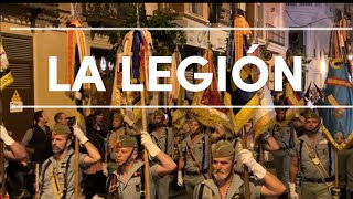 LA LEGIÓN en malaga cantando quotEL NOVIO DE LA MUERTEquot acompañando al Cristo de “MENA” [upl. by Annoet]