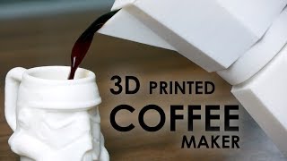 3D PRINTED Moka Pot  Brewing real coffee with Formfutura Volcano PLA [upl. by Gregson]