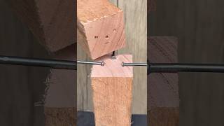 Dicas para conectar 2 barras de madeira com precisão madeira carpintaria tools diy construction [upl. by Hpesoj769]