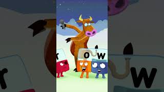 Shorts Long Vowel Sounds  OW  Phonics For Kids  Learn To Read  officialalphablocks [upl. by Dachi]