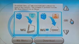 Nintendo Wii System Transfer to Wii U [upl. by Etnovahs]