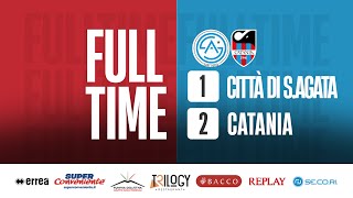 Serie D  Città di SAgataCatania 12  Highlights Giornata 26 [upl. by Rentsch]