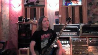 Cannibal Corpse  Torture  studio video guitar and bass tracking [upl. by Anairotciv]