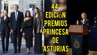 ¡FAMILIA REAL en la 44ª Edición de los Premios Princesa de Asturias Leonor reyfelipe [upl. by Alra427]