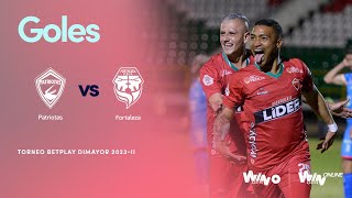 Patriotas vs Fortaleza goles  Torneo BetPlay Dimayor 2023  Gran Final  Ida [upl. by Ainahs503]