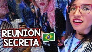 EL EVENTO SECRETO DE YOUTUBE en BRASIL ¡Graffitearon mi ropa 😨 ♡ Craftingeek Vlog [upl. by Anaiek885]