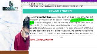 8 ADVANTAGESLIMITATIONS AND BRANCHES OF ACCOUNTING  BCOM  SEM1 FINANCIAL ACCOUNTING [upl. by Ardekal465]