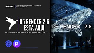 33 Tutorial D5 RENDER 26 ESTA AQUI UV RANDOMIZER HDRI MATERIALES CON IA [upl. by Masha]