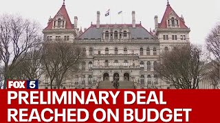 NY lawmakers reach preliminary deal on state budget [upl. by Otreblada]