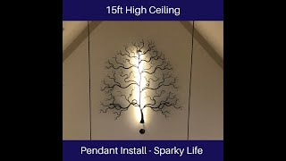 15ft Pendant install  Sparky Life [upl. by Nethsa98]