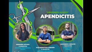 Apendicitis  Alejandro Congote Ana María y Juan Sebastián Londoño [upl. by Nede]