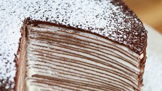 Chocolate Crepe Cake [upl. by Marutani]