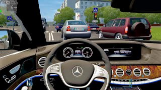 City Car Driving  MercedesBenz S600 Maybach  Fast Driving [upl. by Ettedranreb]