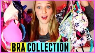 MY BRA COLLECTION  Pushups Sports Bras Bralettes amp More [upl. by Holton]