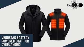 Venustas Battery Powered Heated Coat Review Features How Long It Stays On Thoughts Quality [upl. by Ytsrik]