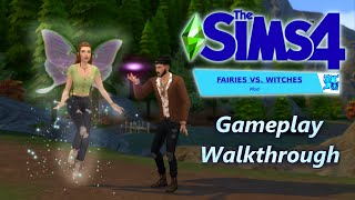 The Sims 4 Fairies vs Witches Mod Walkthrough [upl. by Eetnahc]