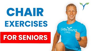 Chair Exercises for Seniors  Senior Fitness  Exercises for the Elderly [upl. by Simon]