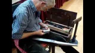 TINSMITH CRAFTSMAN AT WORK ITM amp BTAP CULTURAL DAY IN BALLYFERMOT CIVIC CENTRE 24 08 2013 PT 1 [upl. by Omoj501]