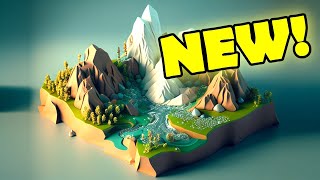 Blender Terrain in 2 CLICKS [upl. by Ynnaej]