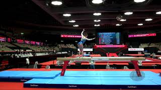 KYSSELEF Tjasa SLO  2021 Artistic Worlds Kitakyushu JPN  Qualifications Balance Beam [upl. by Enayr730]