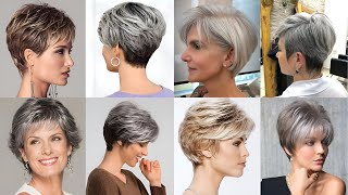 COUPE CHEVEUX 2023 FEMME 30 40 50 ANS  COIFFURE COURTE CARRÉPIXIE TENDANCE  ANNE BLANC [upl. by Oirtemed568]