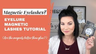 Magnetic Eyelashes How To Apply Eylure Lashes Magnetic Eyelashes Tutorial [upl. by Arlina449]