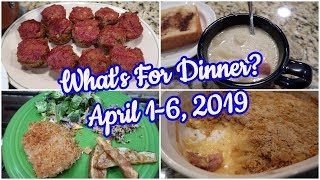 Whats For Dinner April 16 2019  Cooking for Two  Easy Meal Ideas [upl. by Falkner]